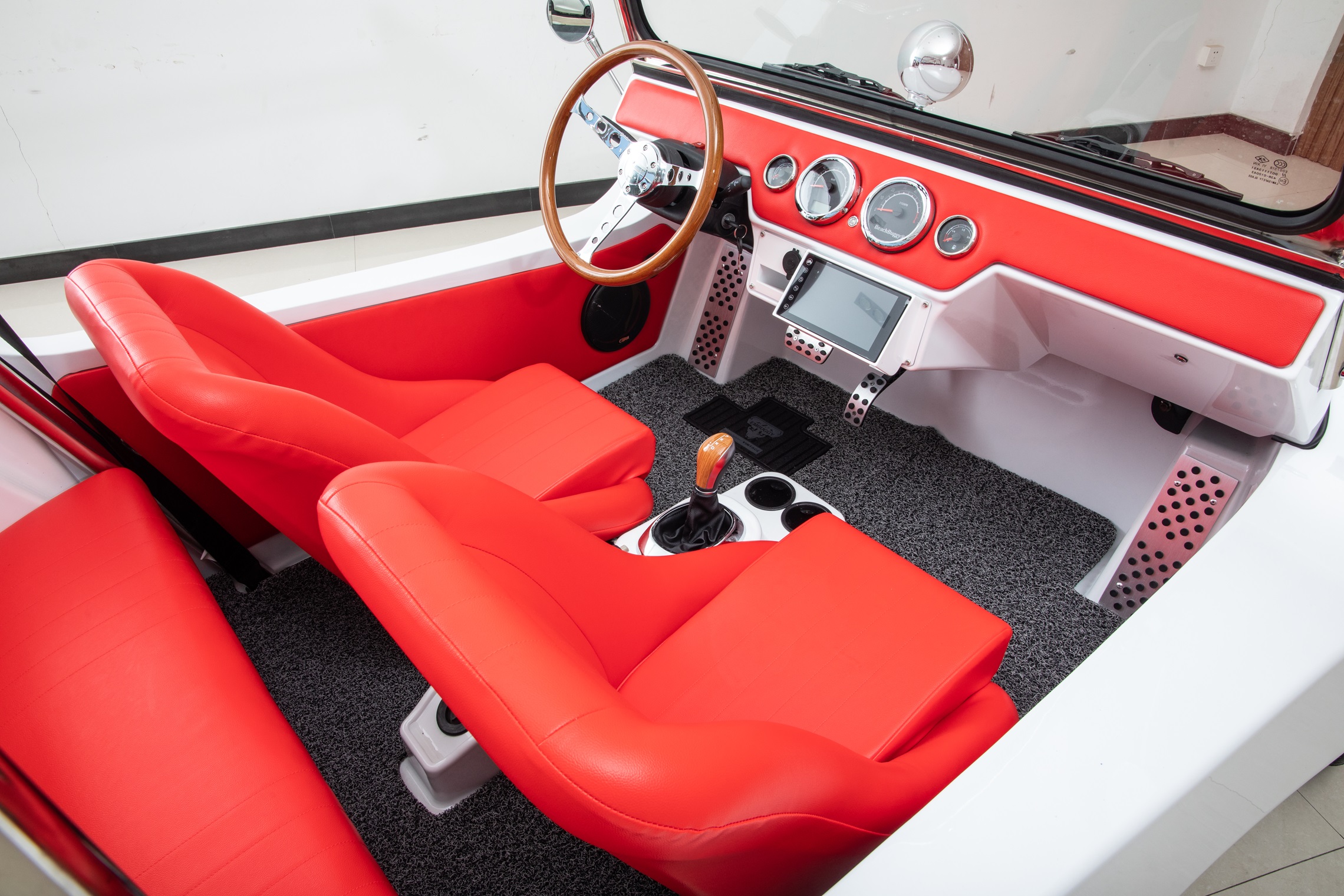 eVbuggy interior red